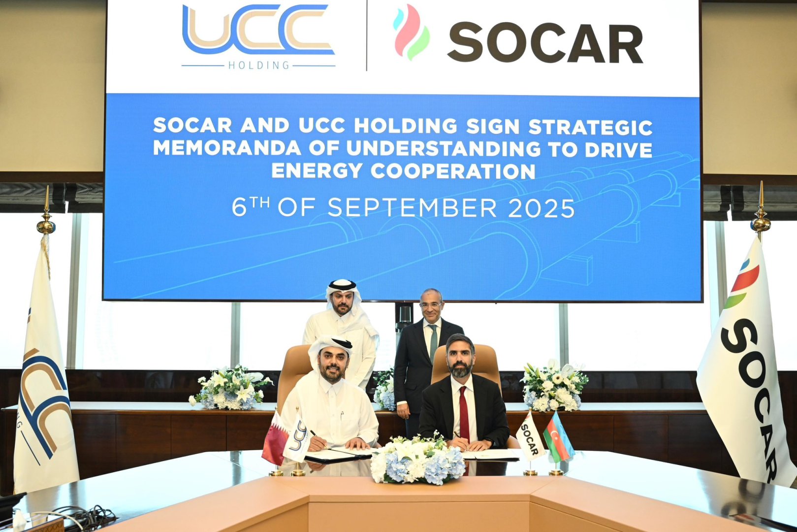SOCAR ilə “UCC Holding” arasında uzunmüddətli əməkdaşlığı nəzərdə tutan Anlaşma memorandumları imzalanıb