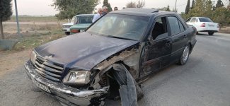 Ağcabədidə ağır yol qəzası baş verib (FOTO)