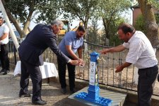 Mərzəndiyyə kəndində içməli su layihəsi həyata keçirilib (FOTO)