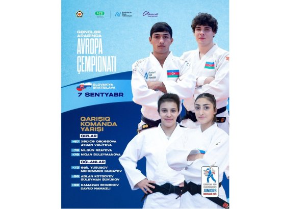 Avropa çempionatı: Gənc cüdoçularımız 1/4 finalda mübarizə aparacaqlar