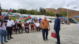 Xocalının Xanyurdu kəndinə çatan ailələrə evlərin açarları təqdim edilib (FOTO)(YENİLƏNİB)