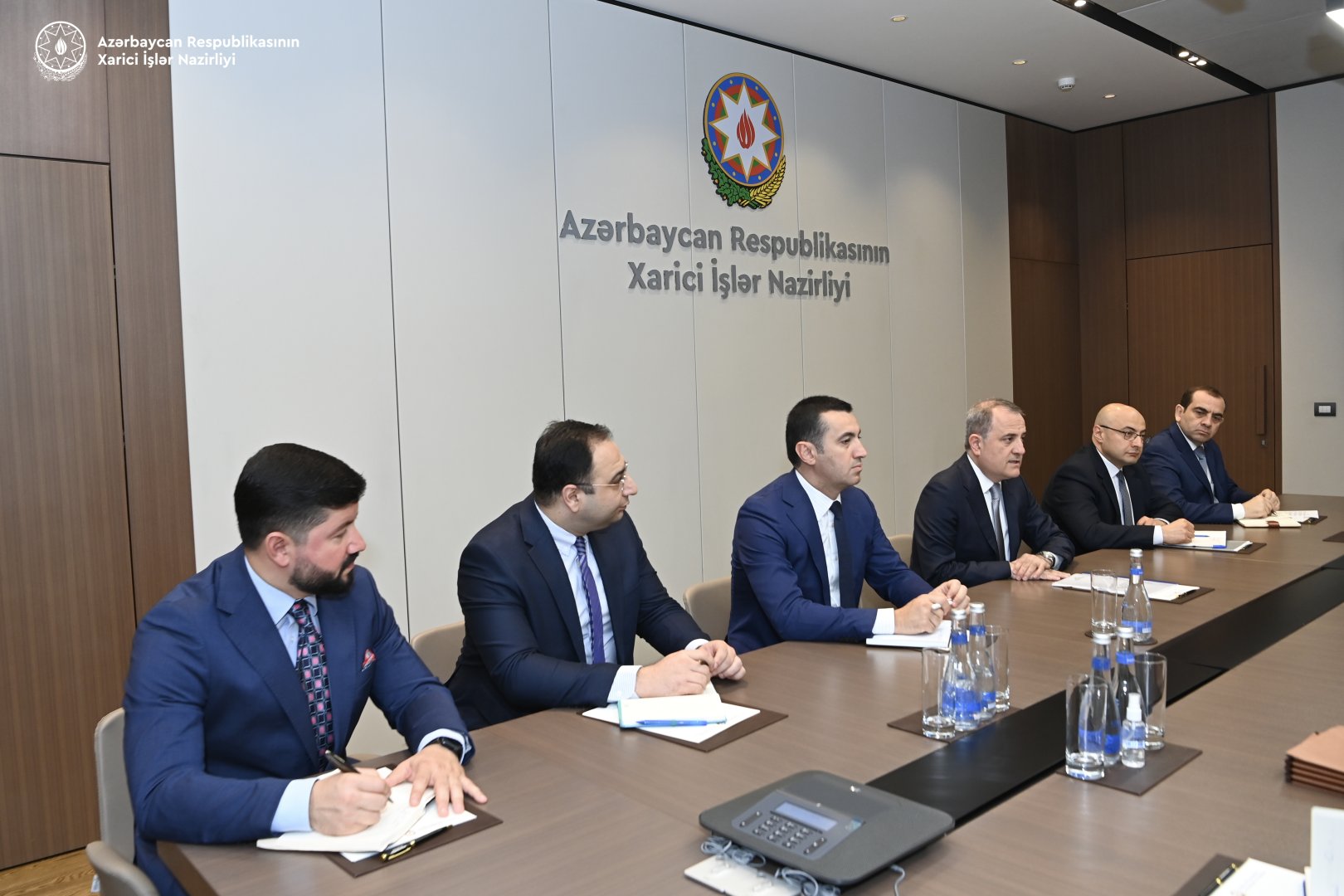 Ceyhun Bayramov ABŞ-nin Orta Dəhliz üzrə nümayəndələri ilə görüşüb (FOTO)