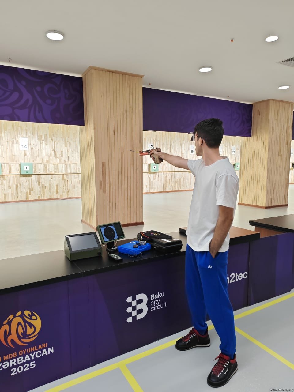 Gəncədə III MDB Oyunlarına test xarakteri daşıyan güllə atıcılığı üzrə çempionat keçirilir (FOTO)