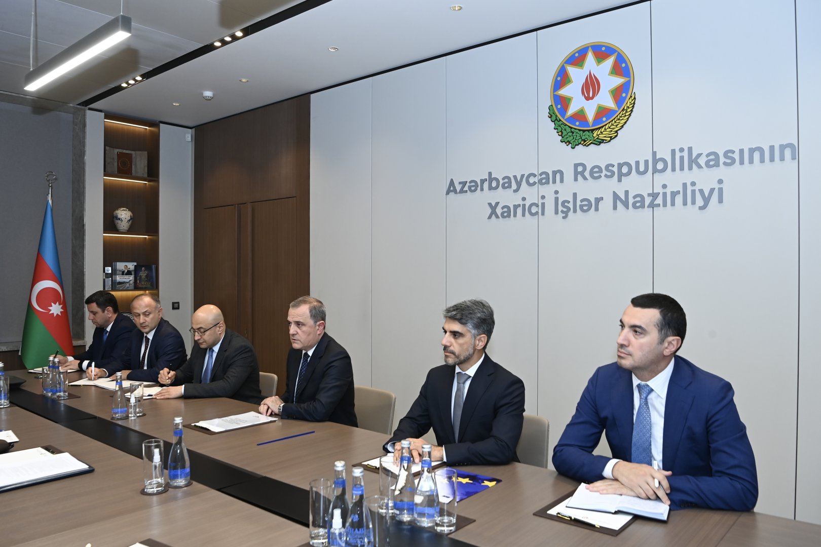Ceyhun Bayramov Avropa İttifaqının Azərbaycandakı Nümayəndəliyinin yeni təyin olunmuş rəhbəri ilə görüşüb (FOTO)