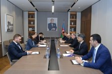 Ceyhun Bayramov Avropa İttifaqının Azərbaycandakı Nümayəndəliyinin yeni təyin olunmuş rəhbəri ilə görüşüb (FOTO)