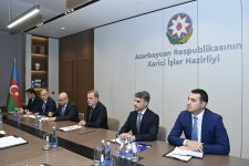 Ceyhun Bayramov Avropa İttifaqının Azərbaycandakı Nümayəndəliyinin yeni təyin olunmuş rəhbəri ilə görüşüb (FOTO)