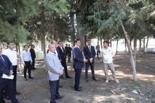 Xudatda Heydər Əliyev adına park əsaslı təmir edilir (FOTO)