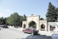 Xudatda Heydər Əliyev adına park əsaslı təmir edilir (FOTO)