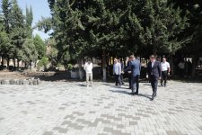 Xudatda Heydər Əliyev adına park əsaslı təmir edilir (FOTO)