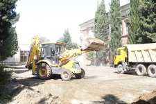 Xudatda Heydər Əliyev adına park əsaslı təmir edilir (FOTO)