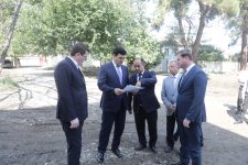 Xudatda Heydər Əliyev adına park əsaslı təmir edilir (FOTO)