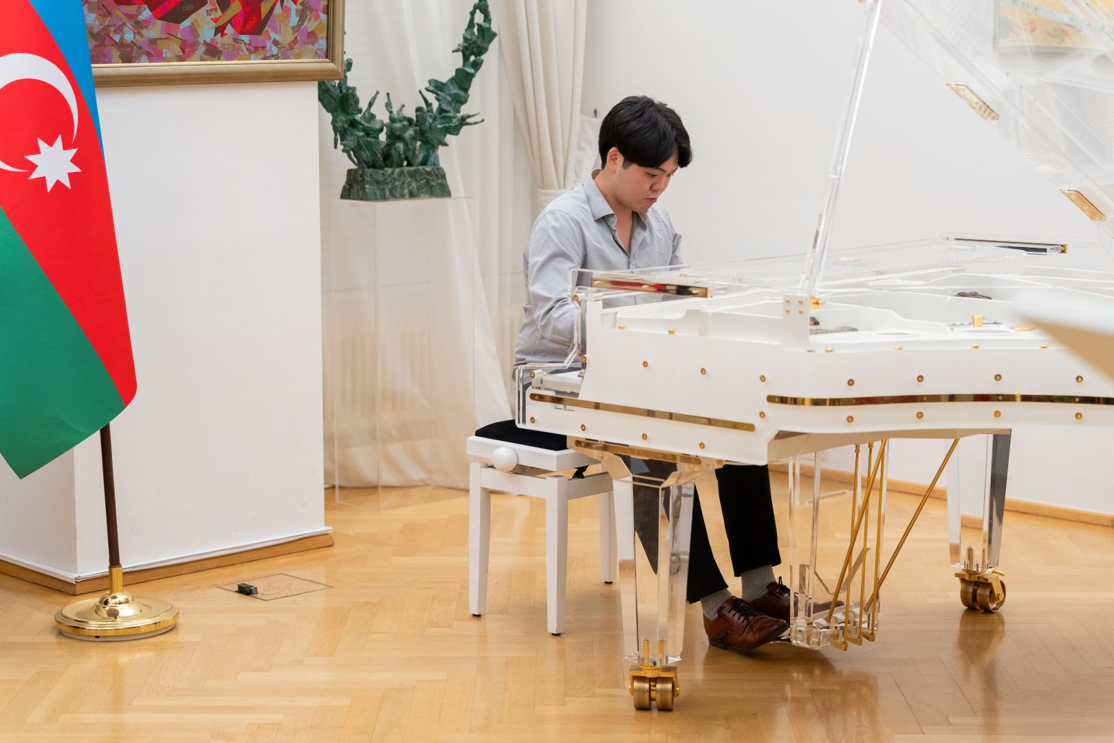 Üzeyir Hacıbəylinin 140 illiyinə həsr olunan beynəlxalq piano müsabiqəsi başa çatıb (FOTO)