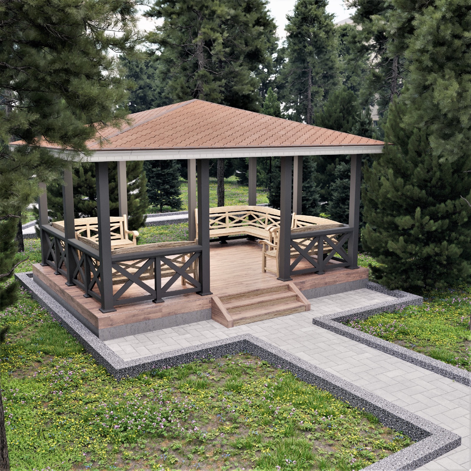 Xudatda Heydər Əliyev adına park əsaslı təmir edilir (FOTO)