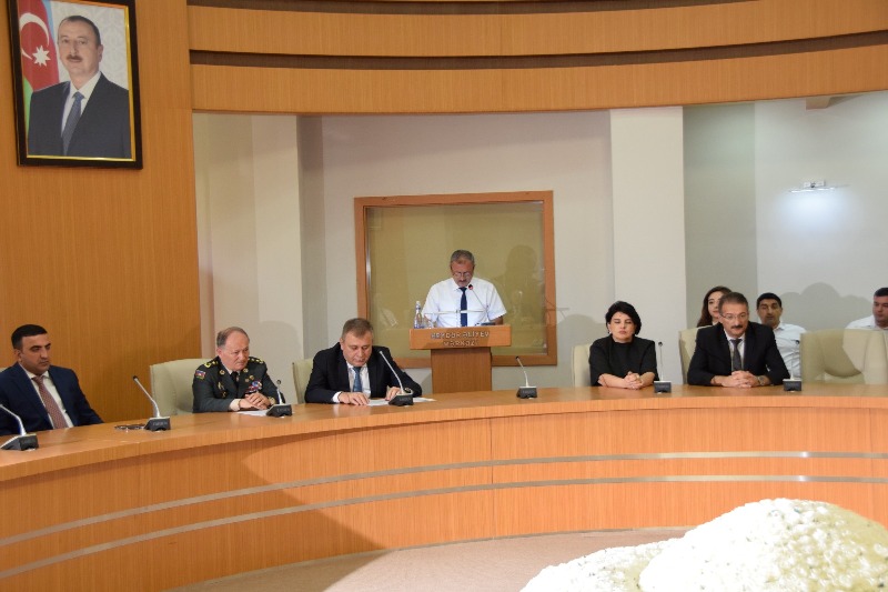 Zaqatala rayonunda “İlham Əliyev – qələbəmizin memarı, sülhün müəllifi” mövzusunda konfrans keçirilib (FOTO)