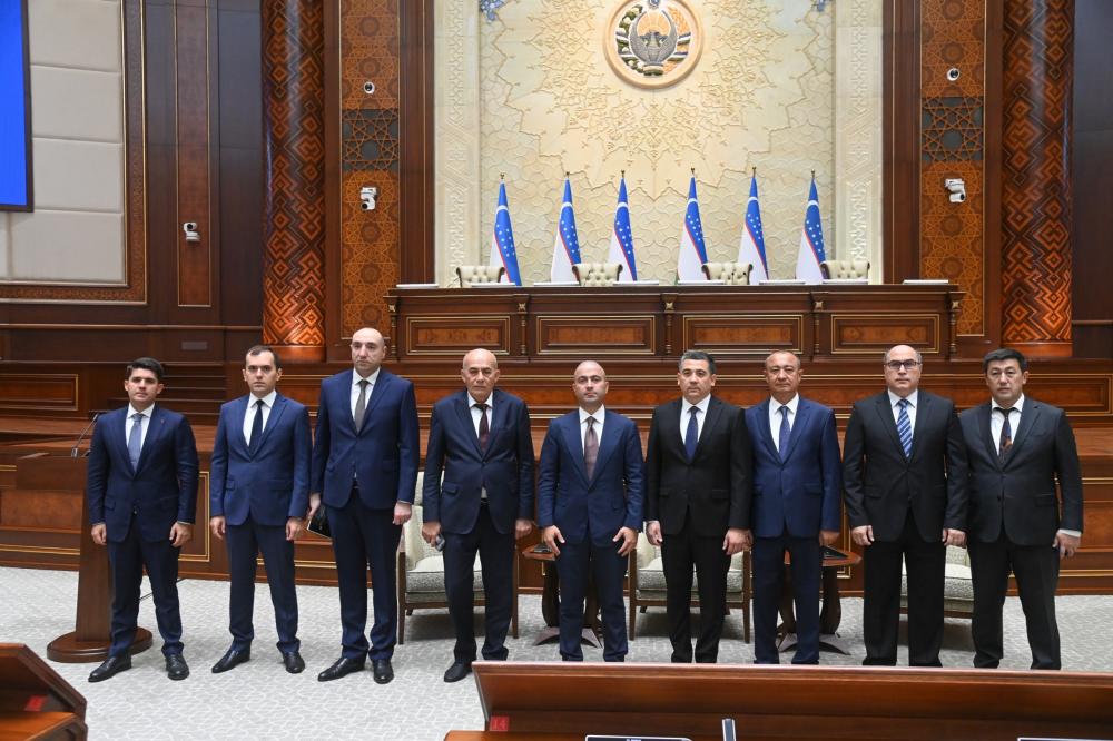 Milli Məclis Aparatının nümayəndə heyəti Özbəkistanda səfərdədir (FOTO)