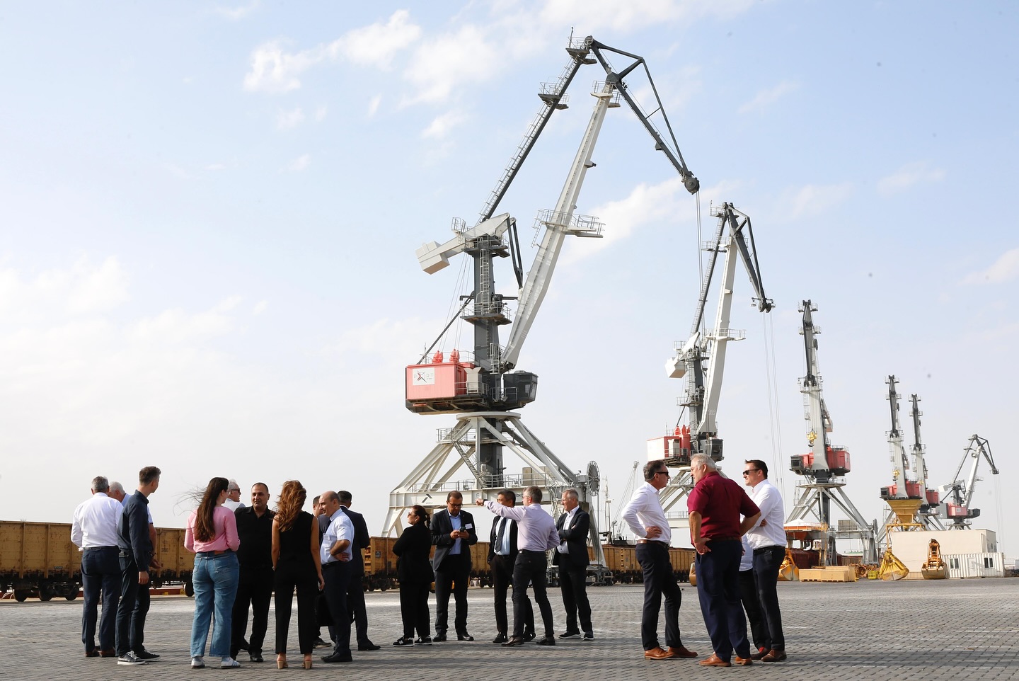 Almaniya Ticarət Palatasının nümayəndə heyəti Bakı Limanına səfər edib (FOTO)