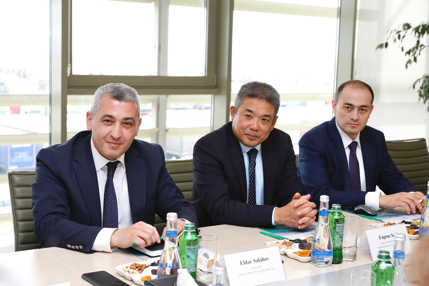 Almaniya Ticarət Palatasının nümayəndə heyəti Bakı Limanına səfər edib (FOTO)