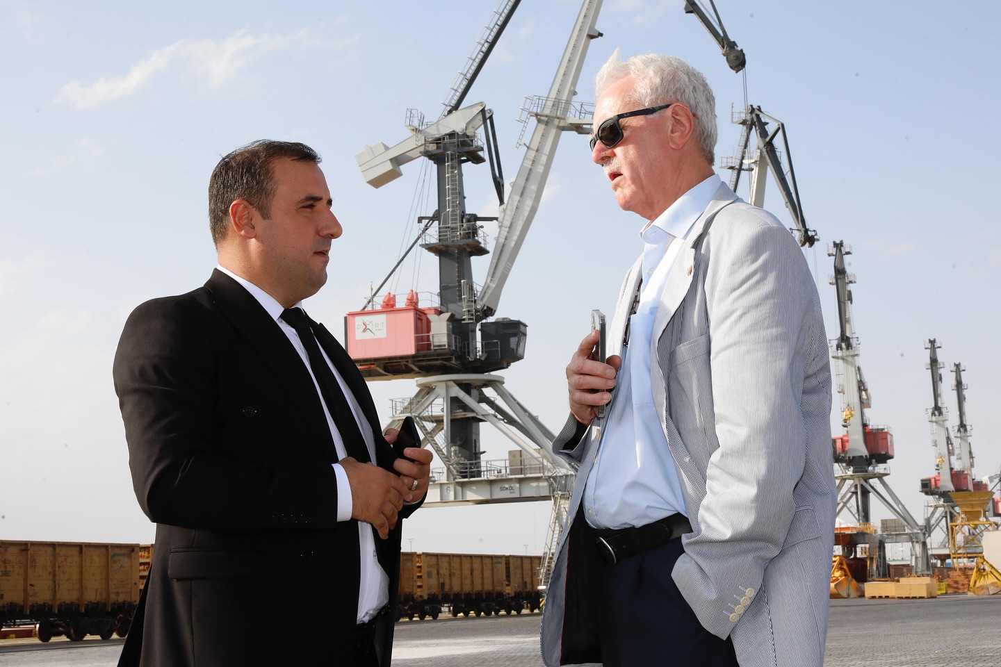 Almaniya Ticarət Palatasının nümayəndə heyəti Bakı Limanına səfər edib (FOTO)