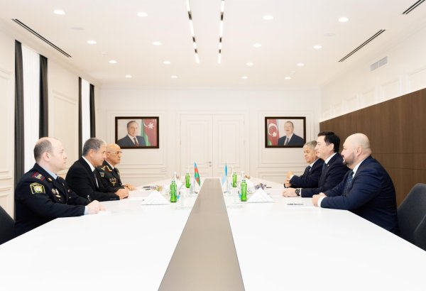 Vilayət Eyvazov Qazaxıstan DİN-in nümayəndə heyəti ilə görüşüb