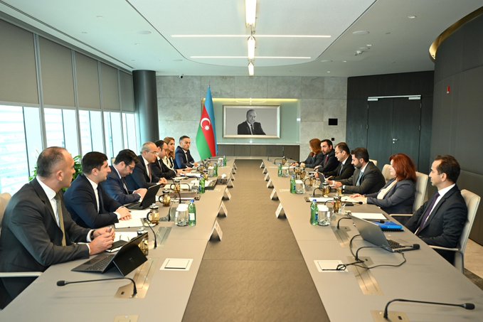 Mikayıl Cabbarov Qara Dəniz Ticarət və İnkişaf Bankının prezidenti ilə görüşüb (FOTO)