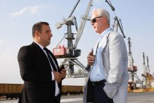 Almaniya Ticarət Palatasının nümayəndə heyəti Bakı Limanına səfər edib (FOTO)