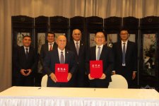 Çin şirkəti Ələt Azad İqtisadi Zonasında günəş panelləri istehsal edəcək (FOTO)