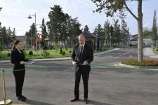 Prezident İlham Əliyev Azərbaycan Yazıçılar Birliyinin Səməd Vurğun adına Yaradıcılıq Evinin açılışında iştirak edib (FOTO/VİDEO)