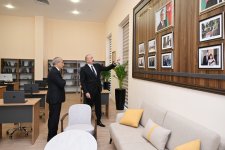 Prezident İlham Əliyev Azərbaycan Yazıçılar Birliyinin Səməd Vurğun adına Yaradıcılıq Evinin açılışında iştirak edib (FOTO/VİDEO)