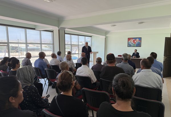 Milli Məclisin deputatı Vüqar Rəhimzadə Culfada seçiciləri ilə növbəti görüşünü keçirib