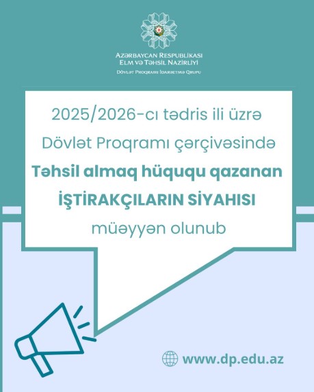 Xaricdə təhsilə sərmayə: dövlət proqramı və gənclərin gələcəyi