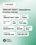 PAŞA Kapital "BirKart BOKT" MMC-nin 2 milyon manatlıq istiqraz emissiyasını uğurla həyata keçirdi