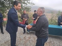 Xocalının Seyidbəyli kəndinə köçən ailələrə mənzillərin açarları təqdim olunub (FOTO) (YENİLƏNİB)