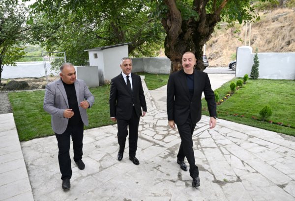 Prezident İlham Əliyev Xocalı rayonunun Şuşakənd kəndində olub (FOTO/VİDEO)