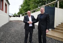 Prezident İlham Əliyev Xocavənd rayonunun Qırmızı Bazar qəsəbəsində olub (FOTO)