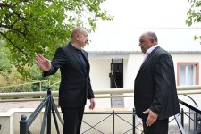 Prezident İlham Əliyev Xocavənd rayonunun Qırmızı Bazar qəsəbəsində olub (FOTO)