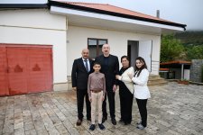 Prezident İlham Əliyev Xocavənd rayonunun Sos kəndində olub (FOTO)