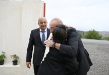 Prezident İlham Əliyev Xocavənd rayonunun Sos kəndində olub (FOTO)