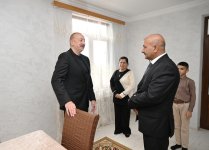 Prezident İlham Əliyev Xocavənd rayonunun Sos kəndində olub (FOTO)