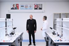 Prezident İlham Əliyev Qarabağ Universitetinin Klinikası binasının, Tibb və sağlamlıq elmləri fakültəsinin tədris korpusunun açılışında iştirak edib (FOTO)