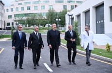 Prezident İlham Əliyev Qarabağ Universitetinin Klinikası binasının, Tibb və sağlamlıq elmləri fakültəsinin tədris korpusunun açılışında iştirak edib (FOTO)