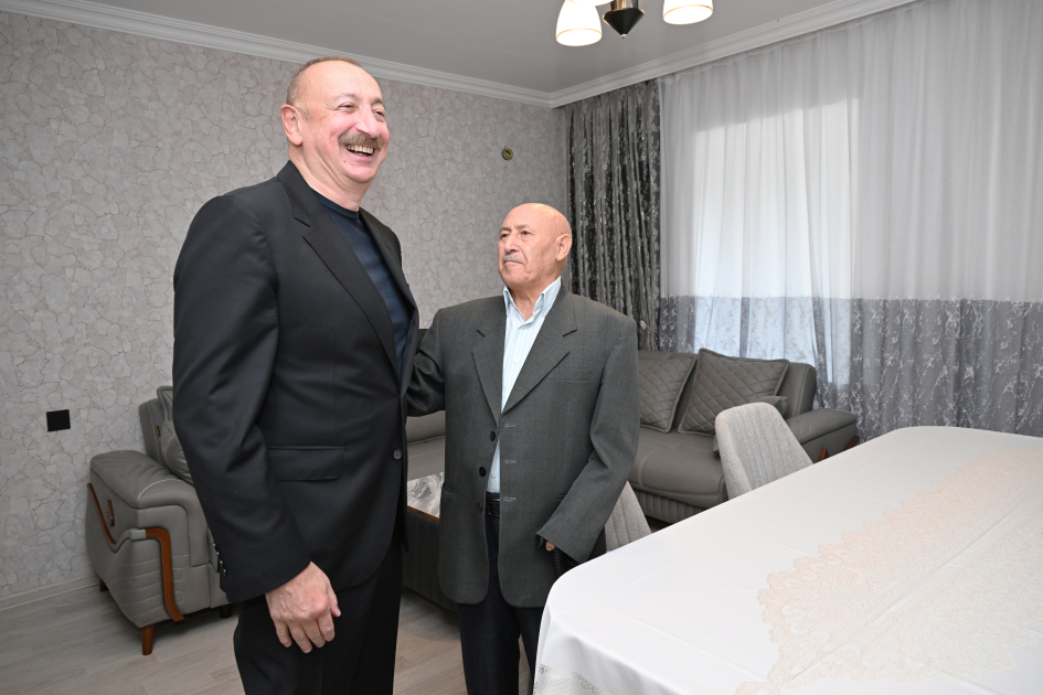 Prezident İlham Əliyev Xocavənd rayonunun Qırmızı Bazar qəsəbəsində olub (FOTO)