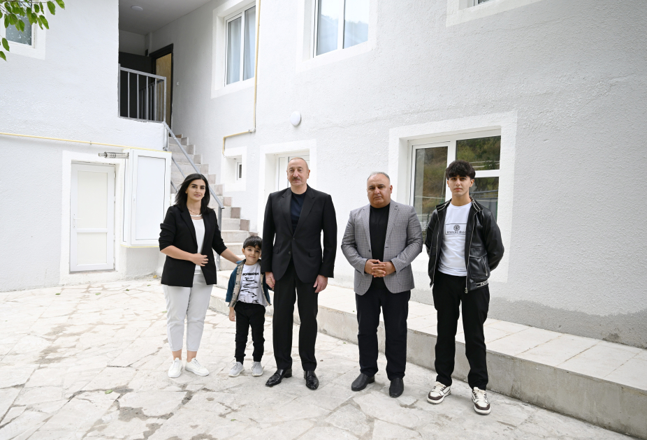 Prezident İlham Əliyev Xocalı rayonunun Şuşakənd kəndində olub (FOTO)
