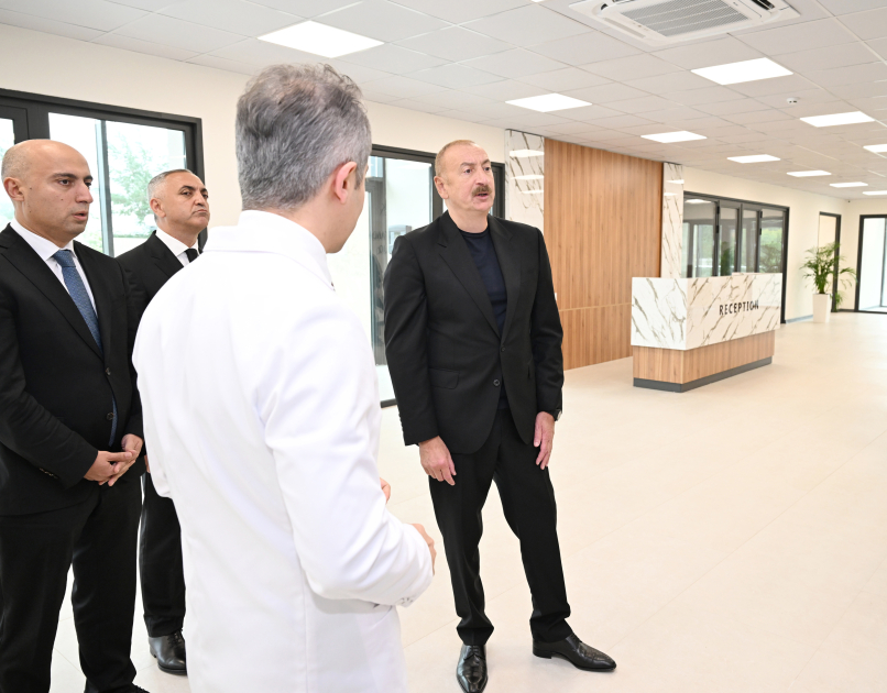 Prezident İlham Əliyev Qarabağ Universitetinin Klinikası binasının, Tibb və sağlamlıq elmləri fakültəsinin tədris korpusunun açılışında iştirak edib (FOTO)