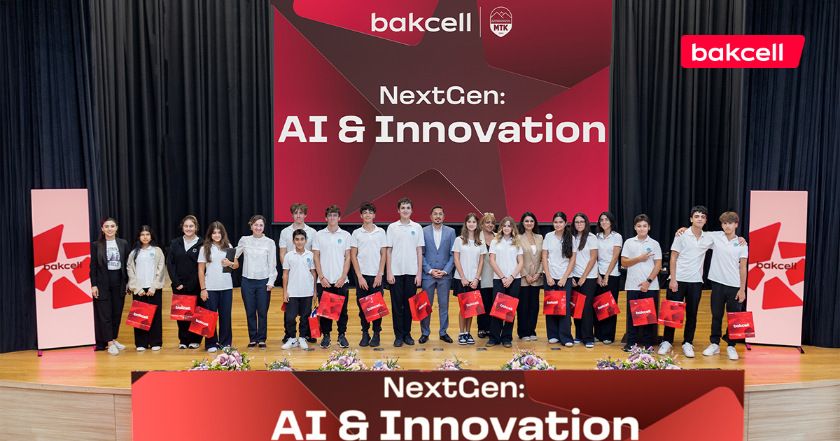 “Bakcell” Bilik Günü münasibətilə Müasir Təhsil Kompleksinin şagirdləri ilə görüşdü