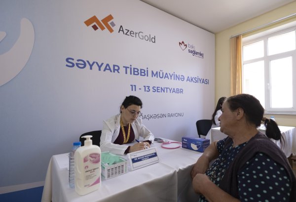 “AzerGold” QSC-nin təşkilatçılığı ilə keçirilən sayca 5-ci səyyar tibbi müayinə aksiyasına yekun vurulub (FOTO)