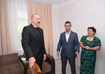 Prezident İlham Əliyev Xocalı rayonunun Badara kəndində olub (FOTO)