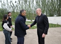 Prezident İlham Əliyev Xocalı rayonunun Daşbulaq kəndində olub (FOTO)