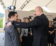 Prezident İlham Əliyev Xocalının Badara, Daşbulaq, Seyidbəyli və Şuşakənd kəndlərinin sakinləri ilə görüşüb (FOTO)