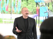 Prezident İlham Əliyev Xocalının Badara, Daşbulaq, Seyidbəyli və Şuşakənd kəndlərinin sakinləri ilə görüşüb (FOTO)