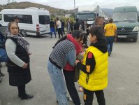 Kəlbəcər şəhərinə növbəti köç karvanı çatıb (FOTO) (YENİLƏNİB)